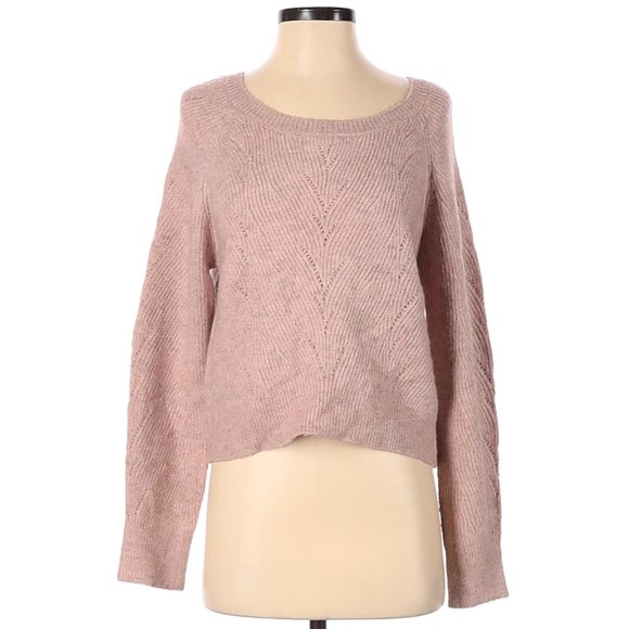 ruby moon Sweaters - Ruby Moon Pullover Sweater Pink Knit Small